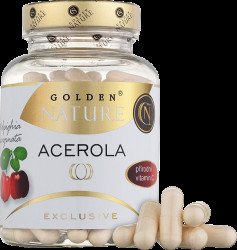 GOLDEN NATURE Exclusive Acerola (přírodní vitamin C) 100 kapslí