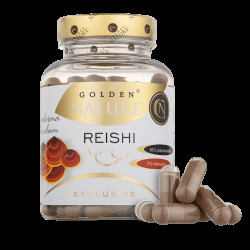 GOLDEN NATURE Exclusive Reishi 50% polysacharidů 100 kapslí