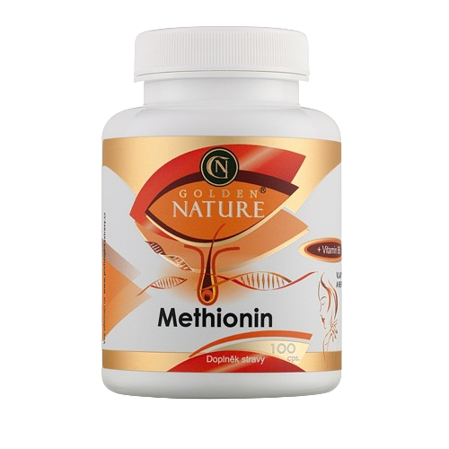 GOLDEN NATURE Nature Methionin+Vitamin B6 100 kapslí