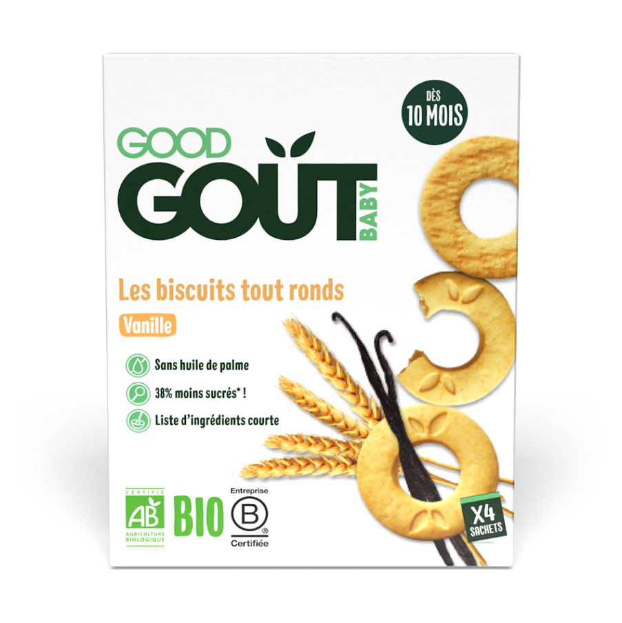 GOOD GOUT Vanilková kolečka BIO 80 g