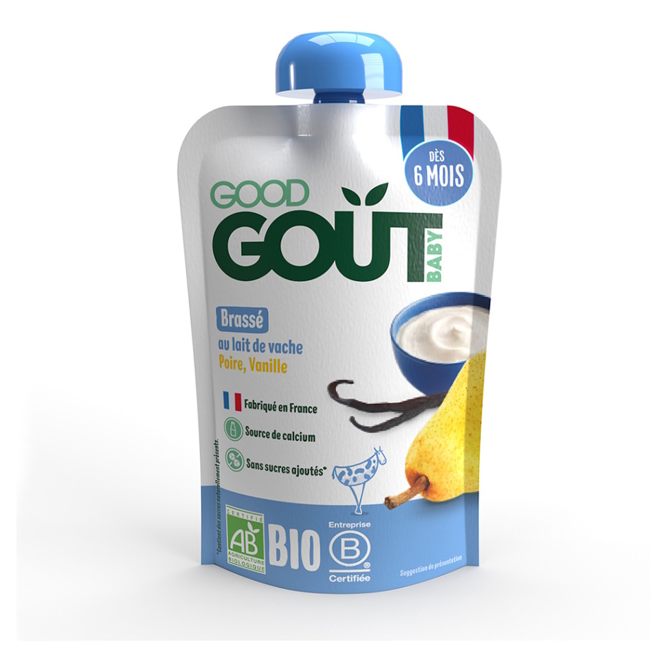 GOOD GOUT Vanilkový dezert s hruškou 6m+ BIO 90 g