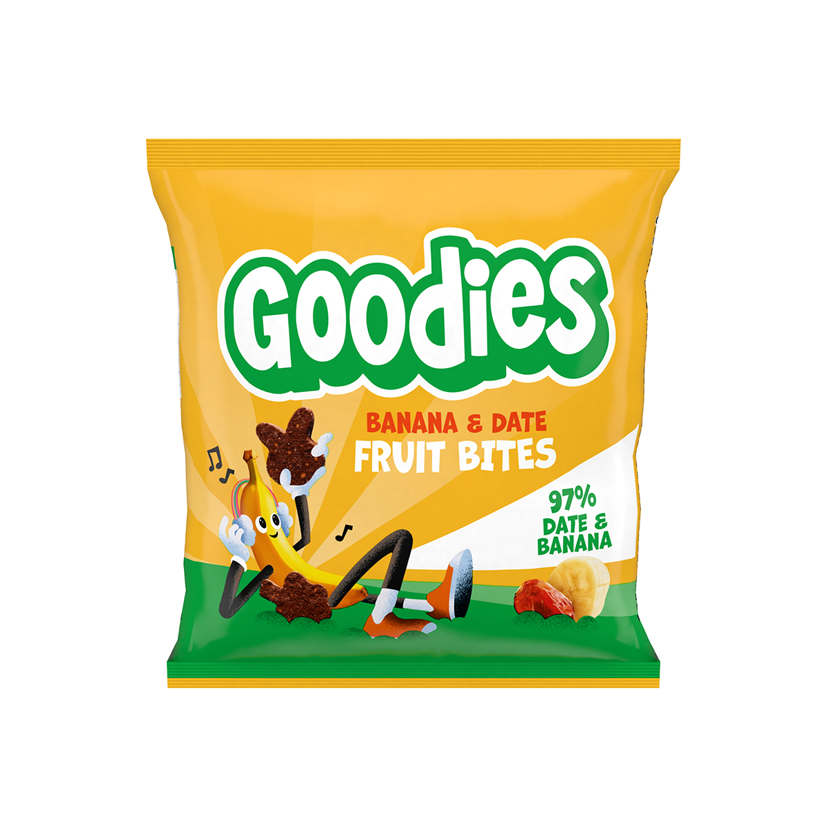 Goodies Fruit Datlovo-banánové kousky 20 g