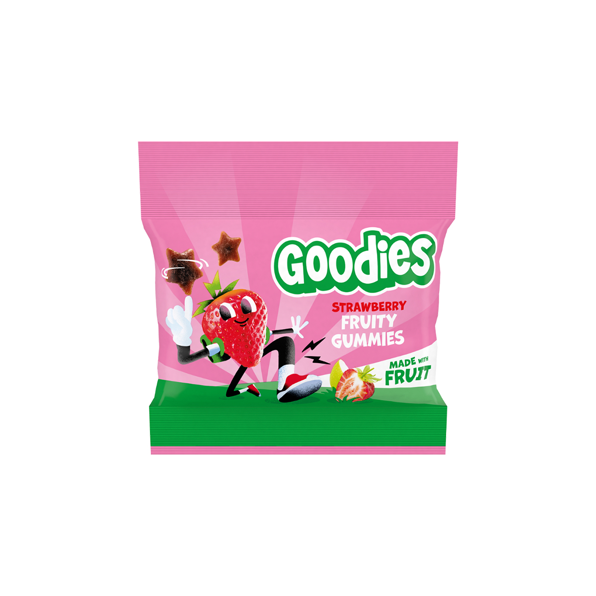 Goodies Fruit Jahodoví gumídci 17 g
