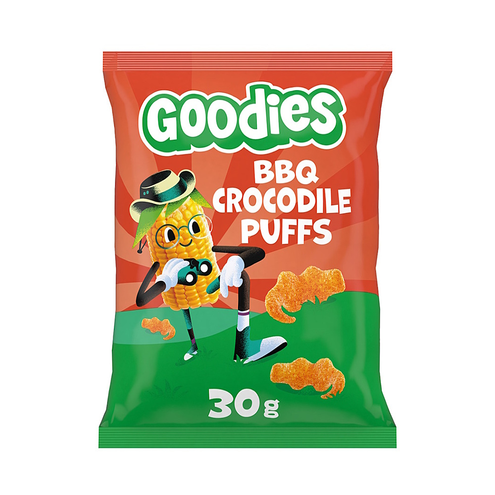 GOODIES Křupky krokodýli BBQ 30 g