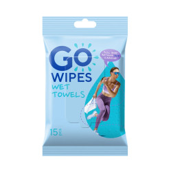 GoWipes Osvěžující vlhčené ručníky pro aktivní životní styl Sport 15 ks