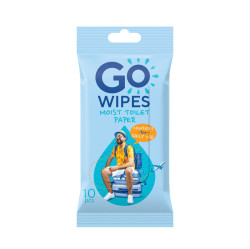 GoWipes Vlhčený toaletní papír Comfort Plastic Free 10 ks