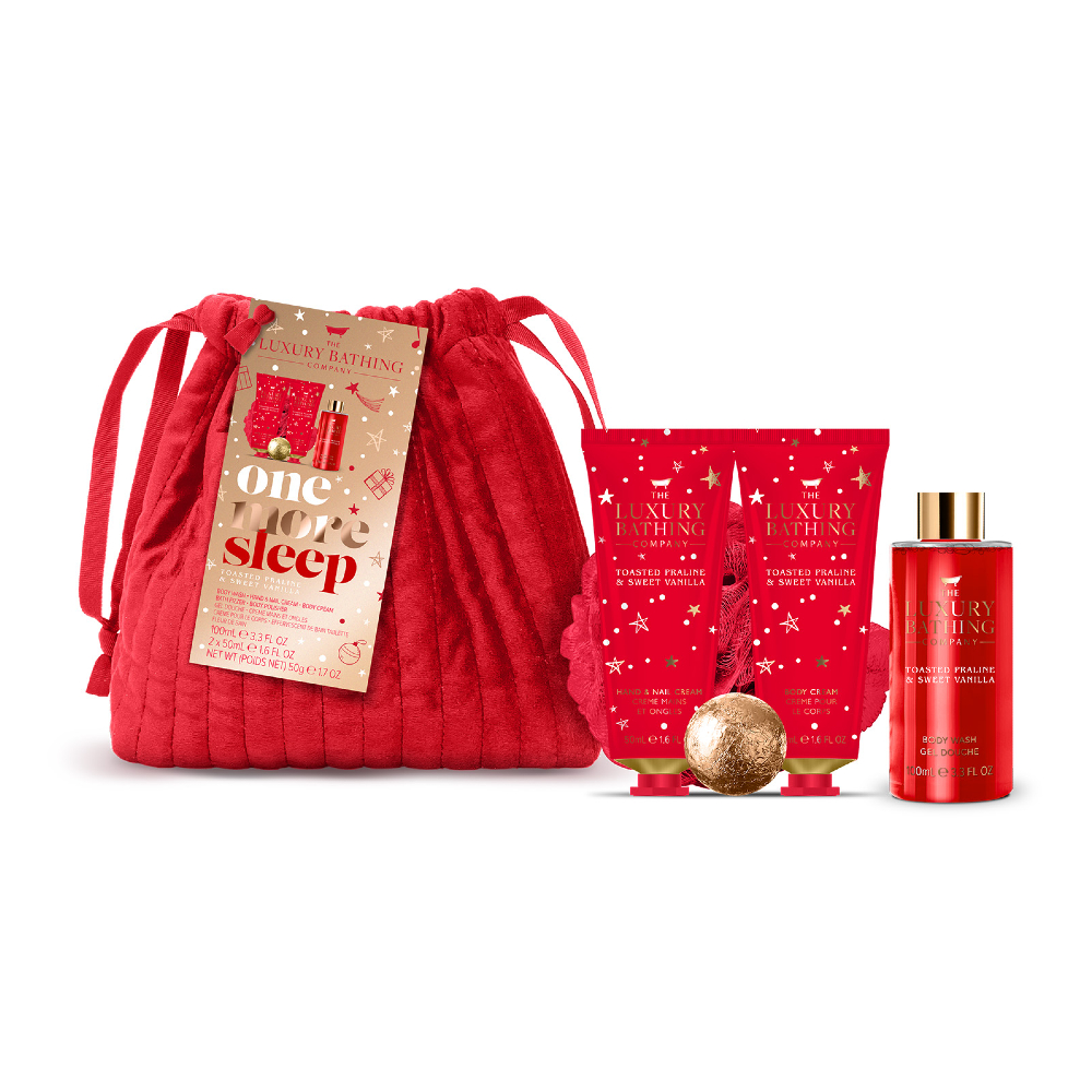 Grace Cole Dárková sada péče o tělo v pytlíčku Pralinka & Vanilka 5 ks