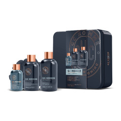 Grace Cole Pánská dárková sada péče o tělo v plechové dóze Černý pepř & Mandarinka 4 ks