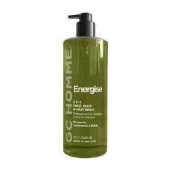 Grace Cole Pánské energizující tělové mýdlo 3v1 Bergamot, Cedr & Mošus 1 l