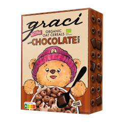 Graci Dětské cereální čokoládové kroužky BIO 300 g