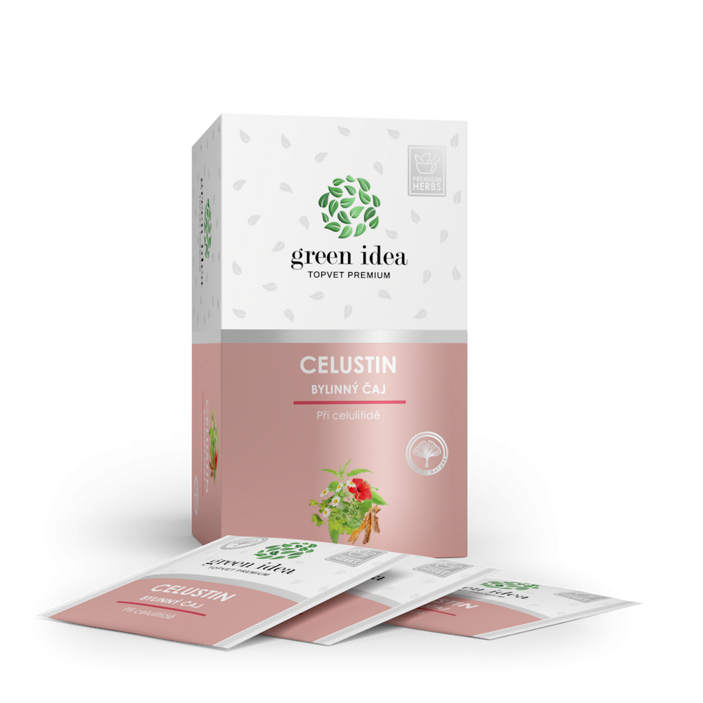 GREEN IDEA Celustin Bylinný čaj při celulitídě  20 x 1.5 g