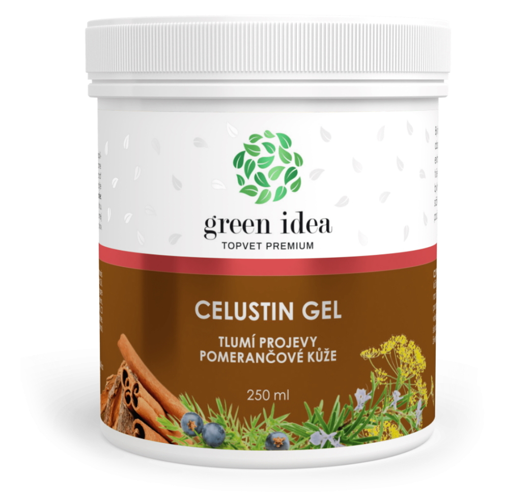 GREEN IDEA Celustin masážní gel 250 ml