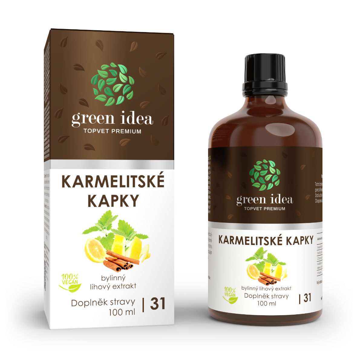 Green idea Karmelitské kapky 100 ml