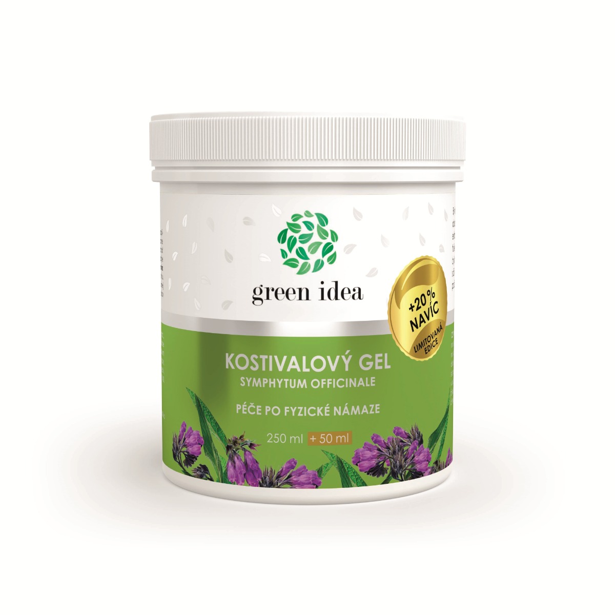 Green idea Kostivalový gel 250+50 ml limitovaná edice