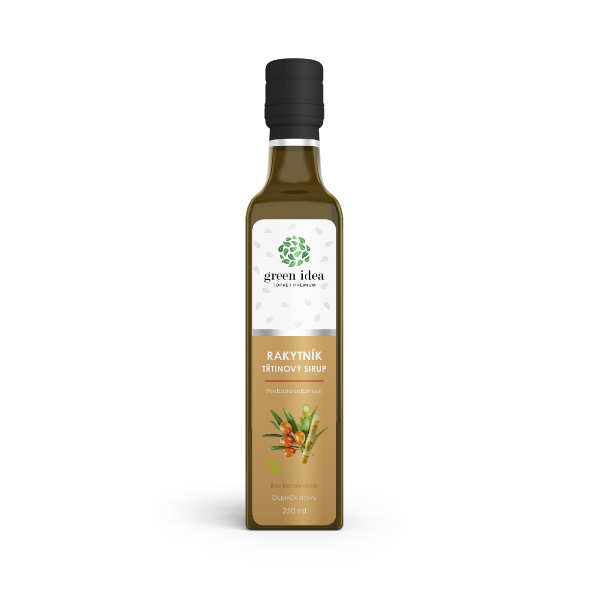 Green idea Rakytník třtinový sirup 250 ml
