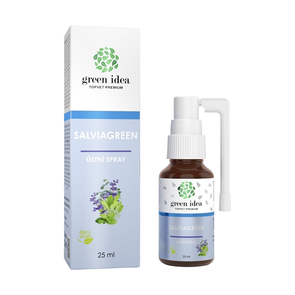 GREEN IDEA Salviagreen Ústní spray 25 ml
