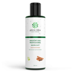 GREEN IDEA Skořicový masážní olej 200 ml