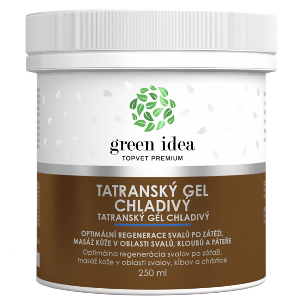 GREEN IDEA Tatranský bylinný gel chladivý 250 ml