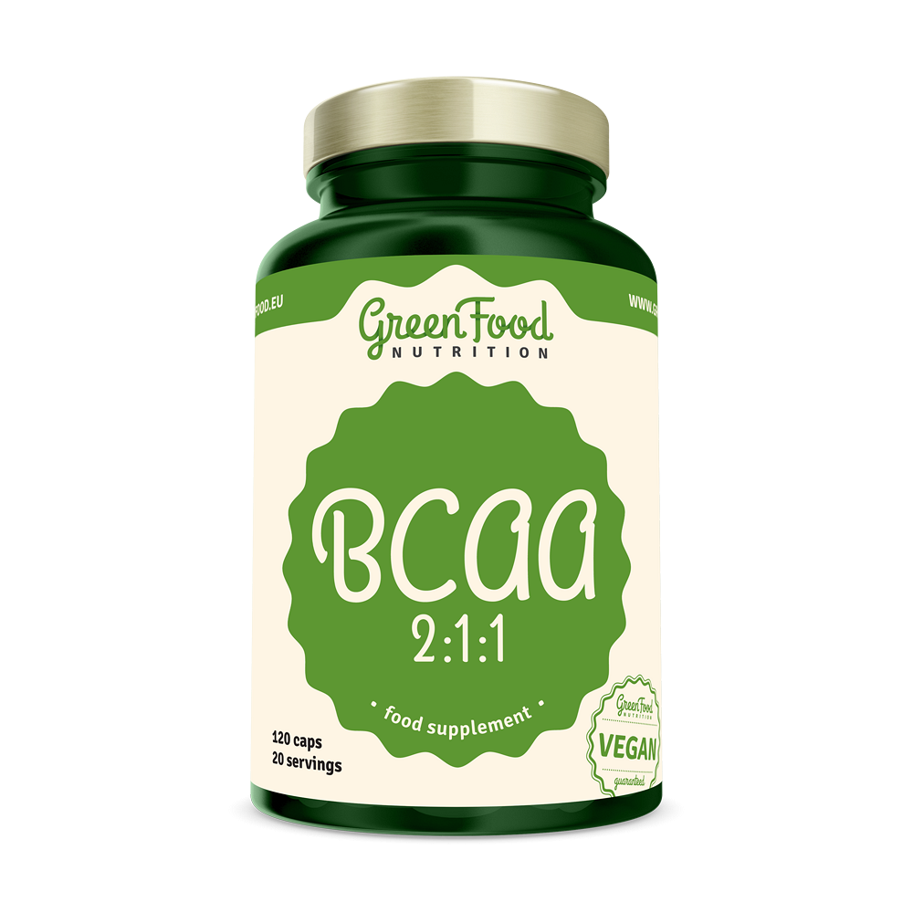 GREENFOOD NUTRITION BCAA 2:1:1 120 kapslí