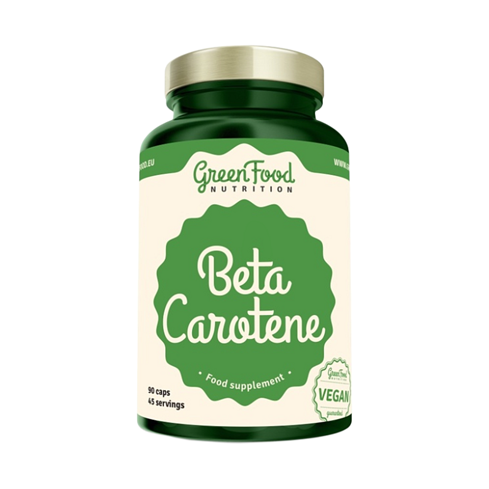GREENFOOD NUTRITION Beta caroten 90 kapslí