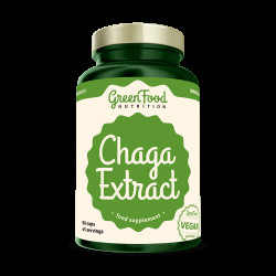 GREENFOOD Nutrition Chaga Extract 90 kapslí