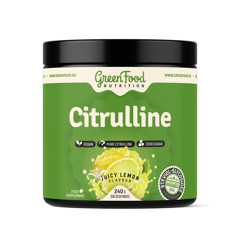 GREENFOOD NUTRITION Citrulline juicy lemon 240 g