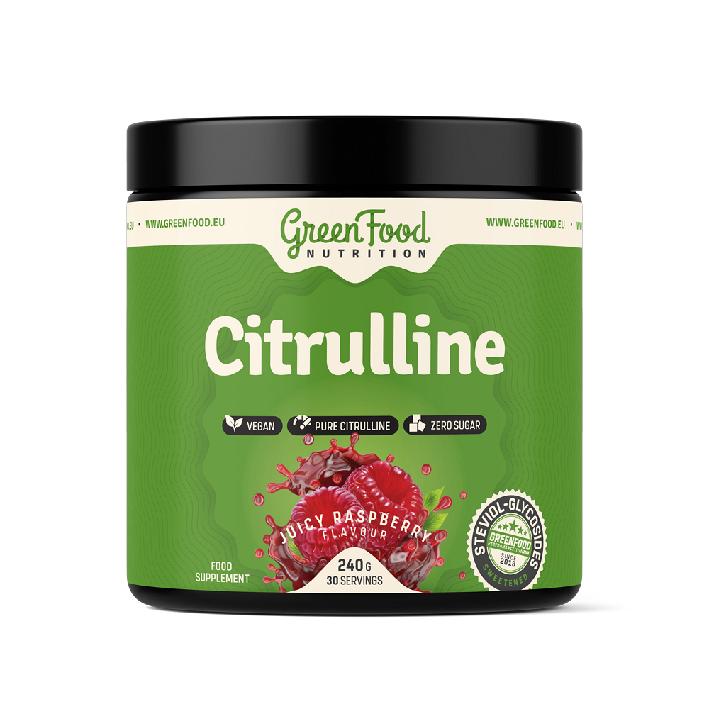 GREENFOOD NUTRITION Citrulline juicy Raspberry 240 g