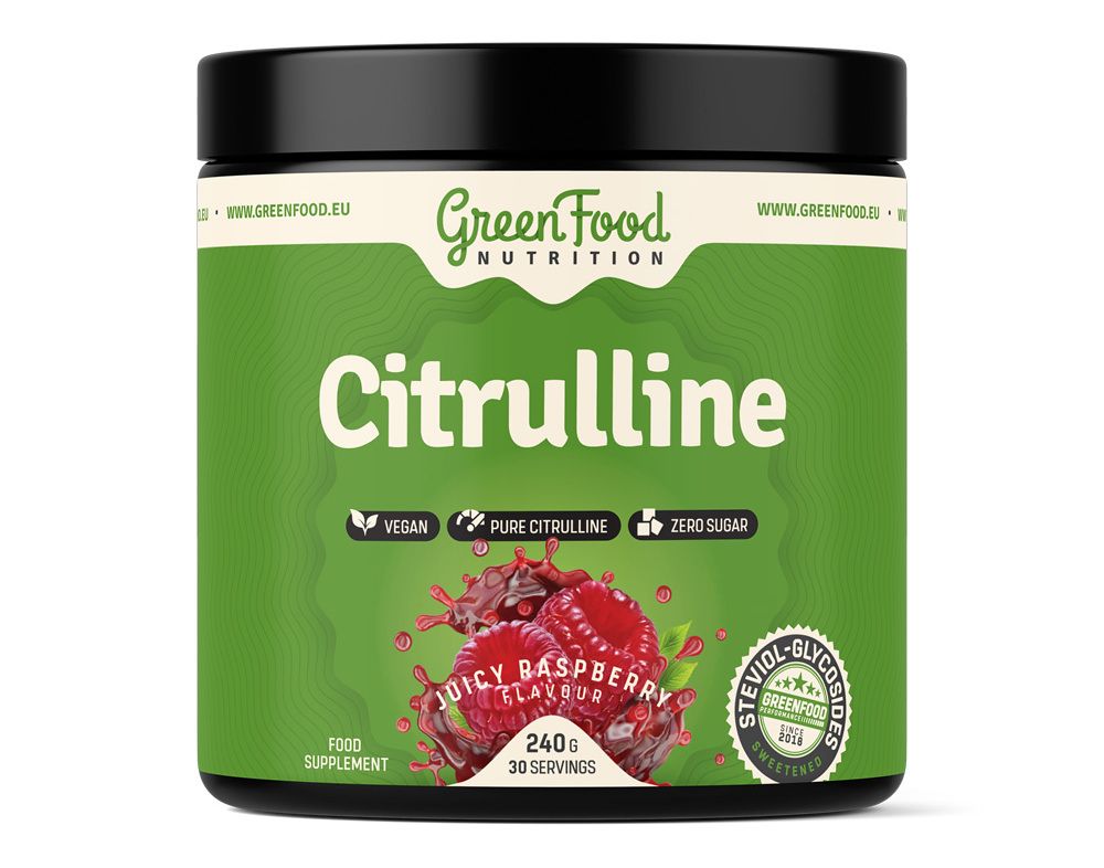 GreenFood Nutrition Citrulline juicy raspberry 240 g