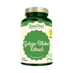 GREENFOOD NUTRITION Ginkgo Biloba Extract 60 kapslí