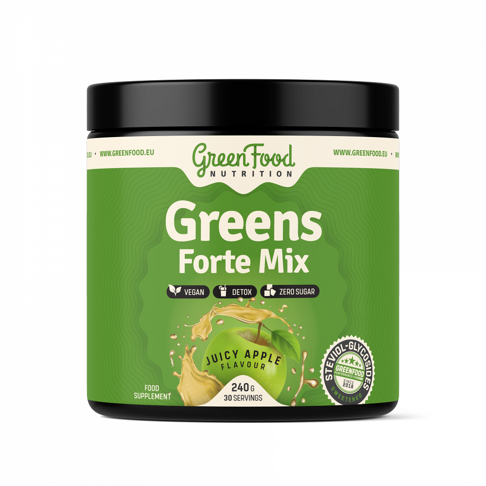 GREENFOOD NUTRITION Greens Forte Mix juicy apple 240 g