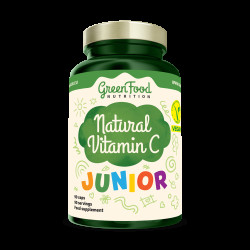 GreenFood Nutrition Junior Natural Vitamin C 90 kapslí