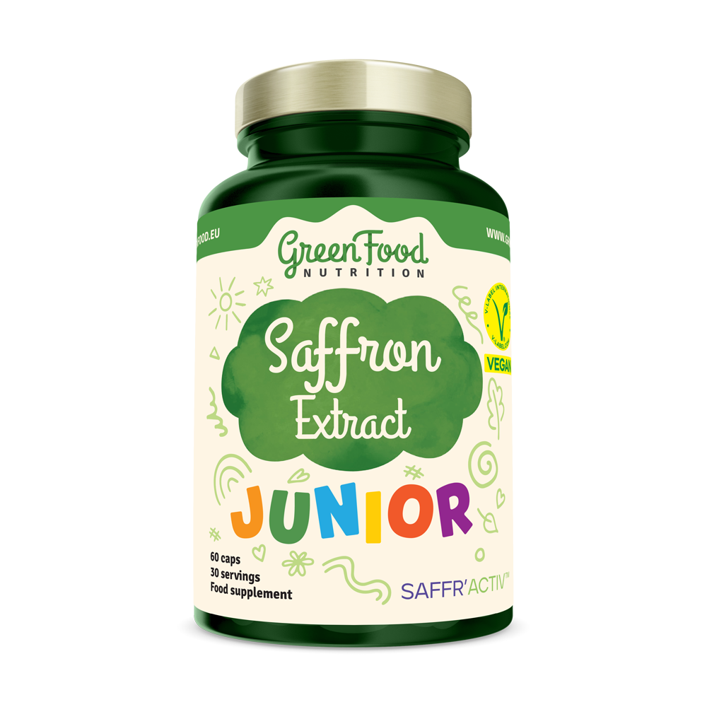 GreenFood Nutrition Junior Saffron Extract 60 kapslí