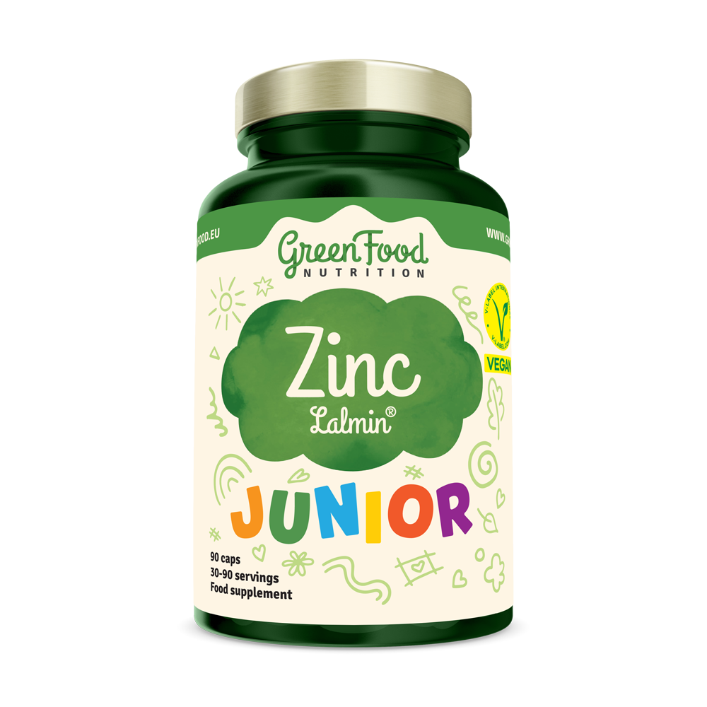 GreenFood Nutrition Junior Zinc Lalmin® 90 kapslí