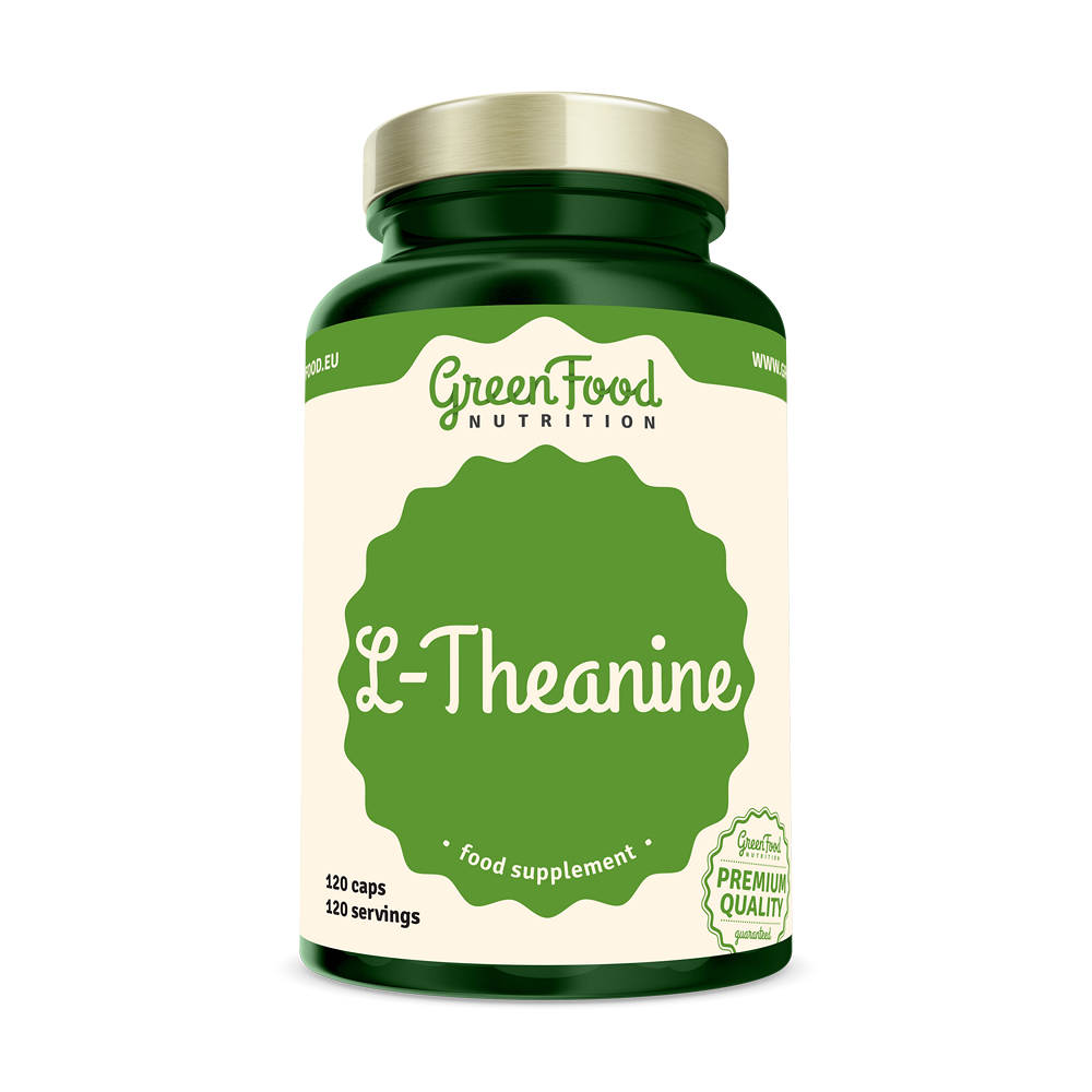 GREENFOOD NUTRITION L-Theanine 120 kapslí