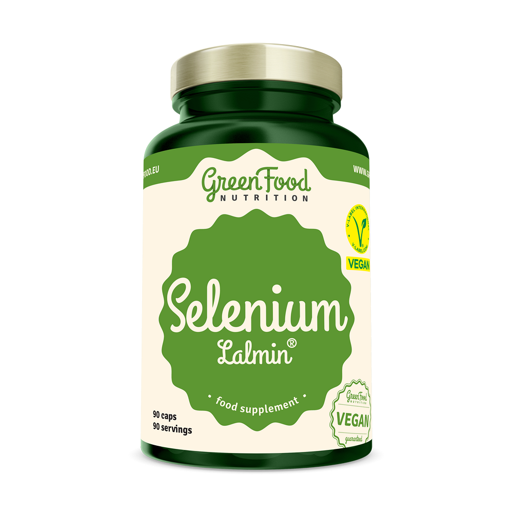GREENFOOD NUTRITION Selenium lalmin 90 kapslí
