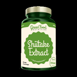 GREENFOOD NUTRITION Shiitake extract 120 kapslí