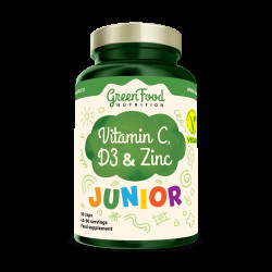 GreenFood Nutrition Vitamin C, D3 & Zinc 90 kapslí