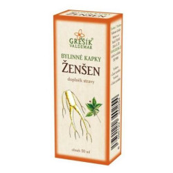 GREŠÍK Ženšen bylinné kapky 50 ml