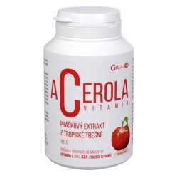 GRULICH Acerola vitamin C práškový extrakt z tropické třešňě 100 g