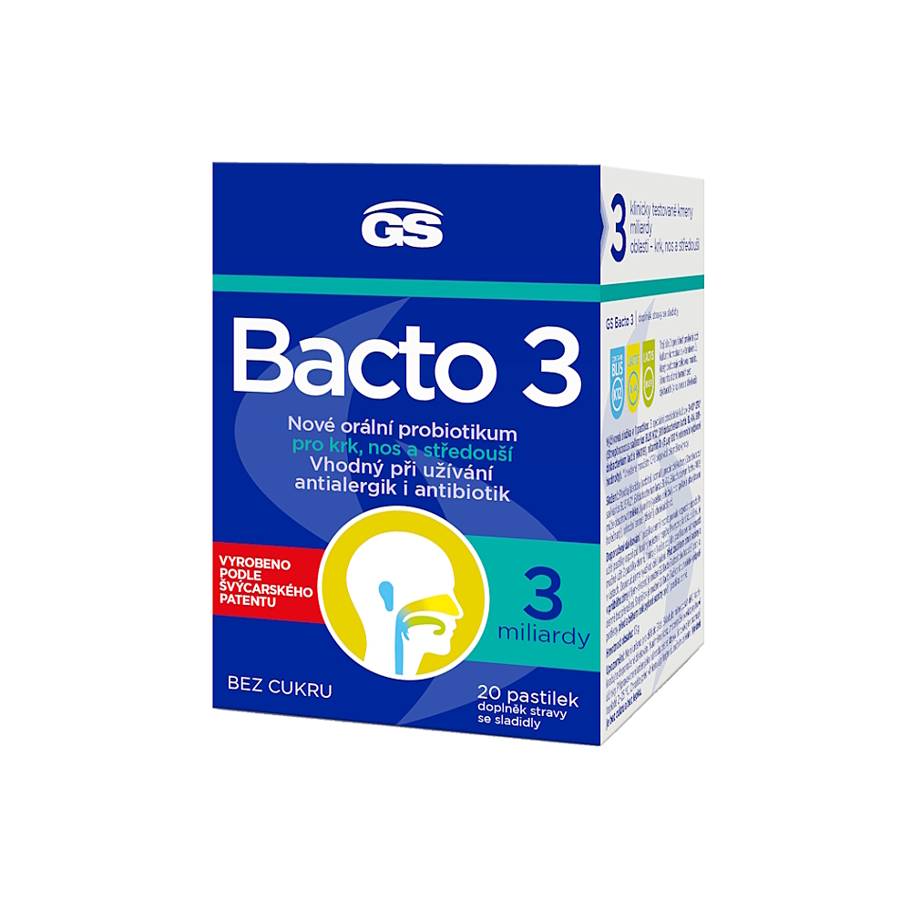 GS Bacto 3 20 pastilek