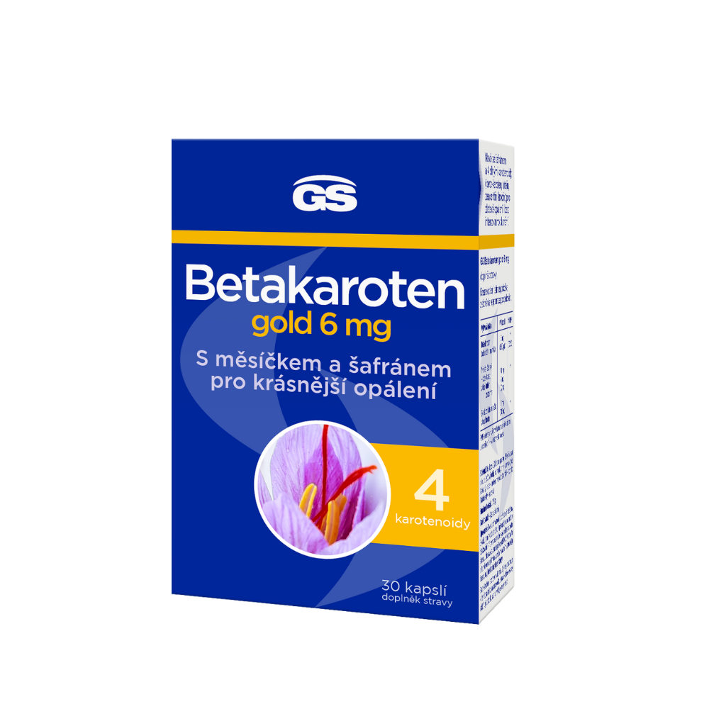GS Betakaroten gold 6 mg, 30 kapslí