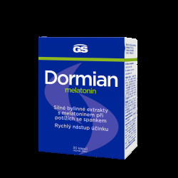 GS Dormian melatonin, 30 kapslí