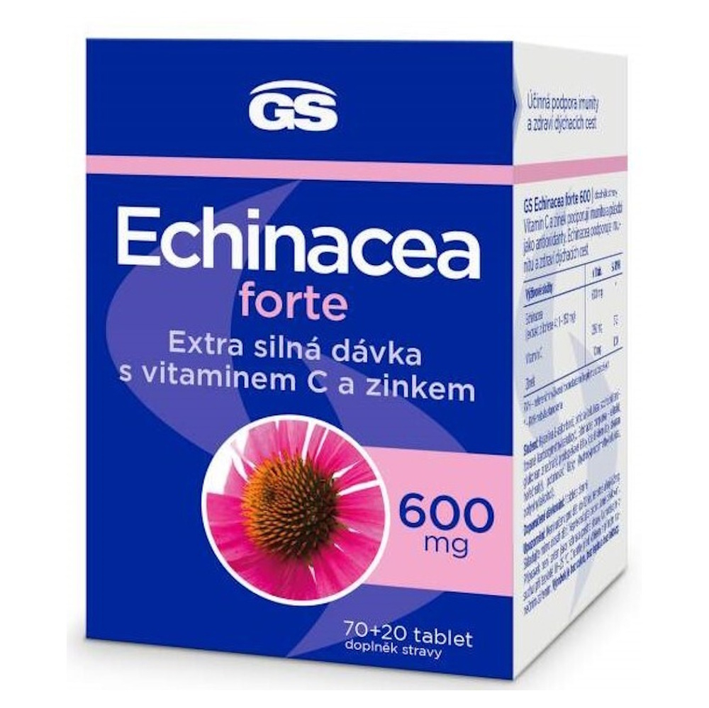 GS Echinacea forte 600 mg 70 + 20 tablet