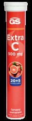 GS Extra C 500 20+5 šumivých tablet červený pomeranč