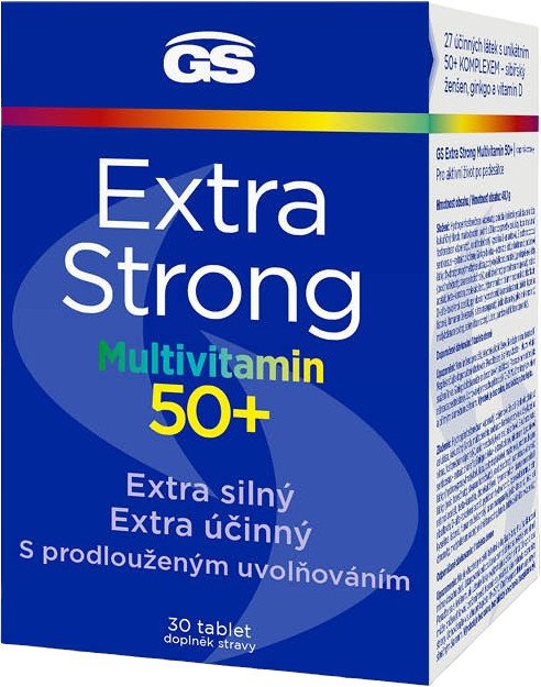 GS Extra Strong Multivitamin 50+, 30 tablet