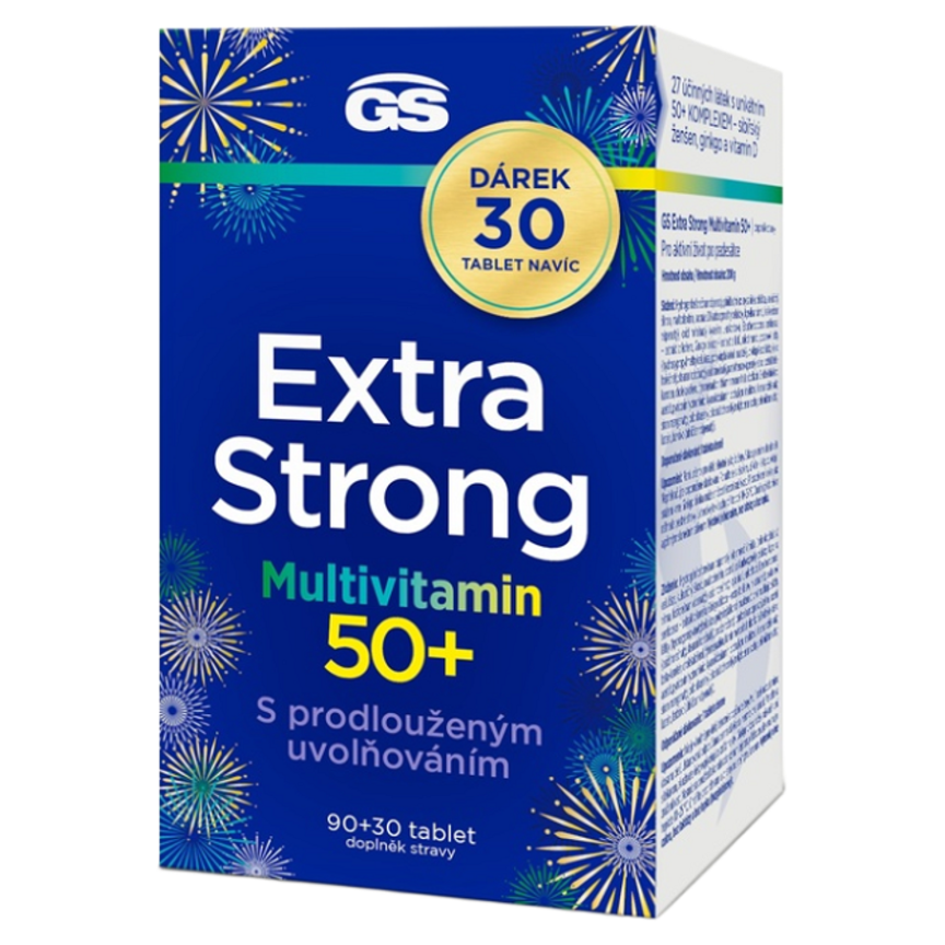 GS Extra Strong Multivitamin 50+ 90+30 tablet NAVÍC