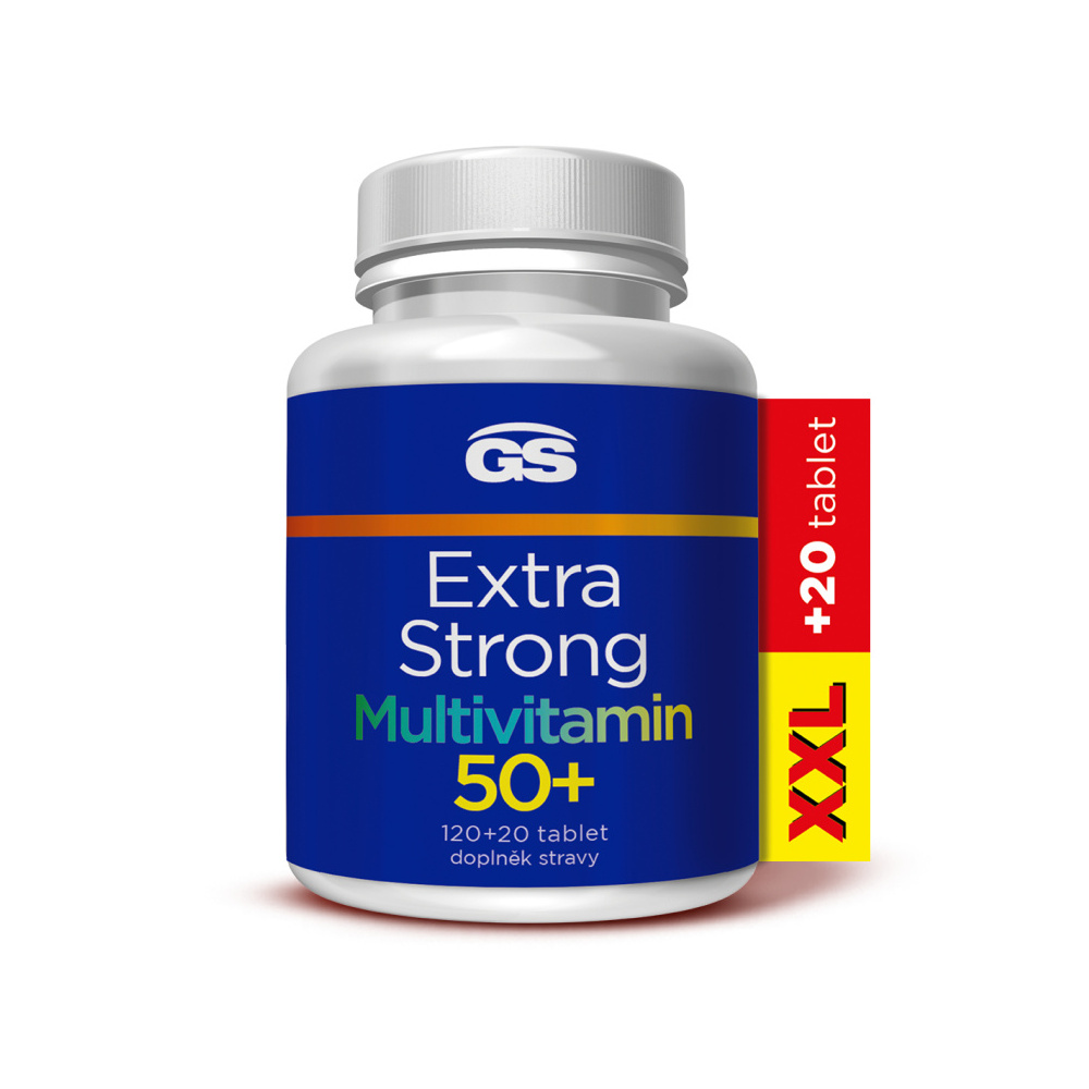 GS Extra Strong Multivitamin 50+ XXL 120+20 tablet