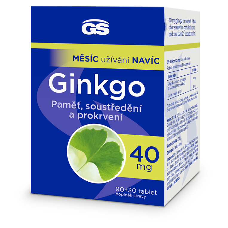 GS Ginkgo 40 mg 90 + 30 tablet