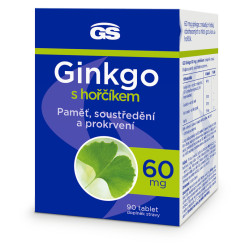 GS Ginkgo 60 mg s hořčíkem 90 tablet