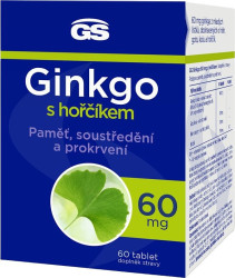 GS Ginkgo 60mg s hořčíkem 60 tablet